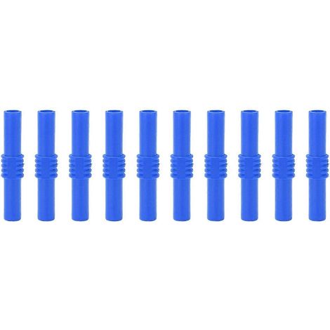 Lot de 10 rallonges isolées de 4 mm (fiches bananes femelles) pour appareils électroniques