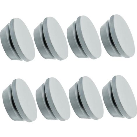8 Pièces Bouchons de Drainage Caoutchouc pour Externe de Climatiseur Pouce Accessoires Étanches pour Prévention de Fuites Faciles à Installer (1/5)