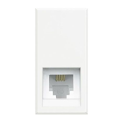 Bticino axolute presa rj11 telefonica colore bianco hd4258c11n