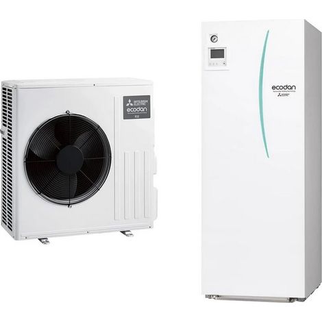Pompa di Calore Mitsubishi Electric Ecodan Hydrotank con accumulo SUZ-SWM60VA con unità interna ERST17D-VM2D 170 litri