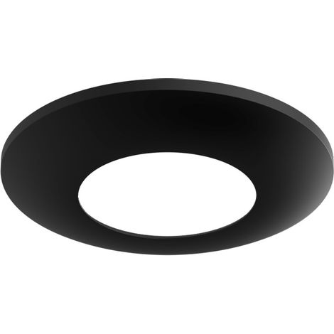 Collerette PD2/PD3 FP noir foncé brillant similaire RAL9005 LUXOMAT 93085 (1/2)