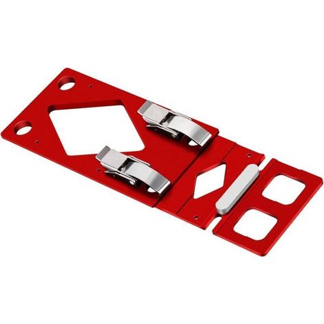 Rails de guidage universels à 90 ° - Plaque de base renforcée - Compatibilité parfaite pour les projets de travail du bois - (1/4)