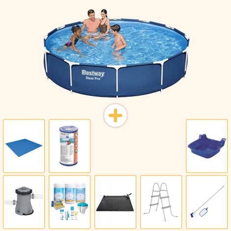 Bestway Bestway Steel Pro Ronde - 366x76 cm - 9-pièces  S22106 (1/3)