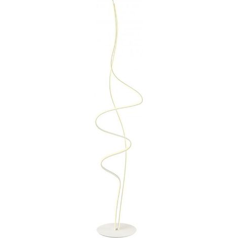 Piantana led redo group impuls 01-3624 01-3626 3000k 2520lm lampada terra dimmerabile ultramoderna, finitura metallo bianco (1/5)