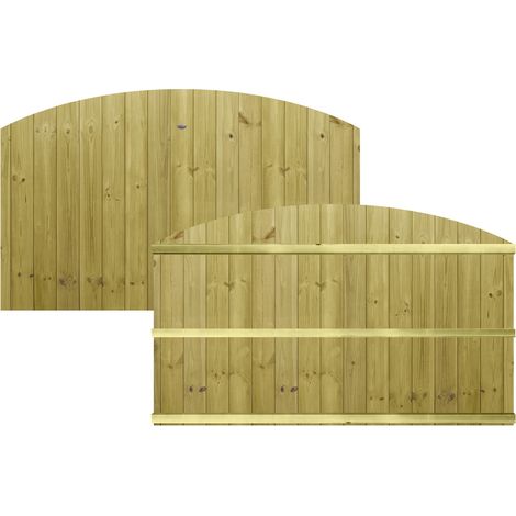 Premier 6ft x 3ft Tongue & Groove Semi-Braced Garden Dome Top Panel
