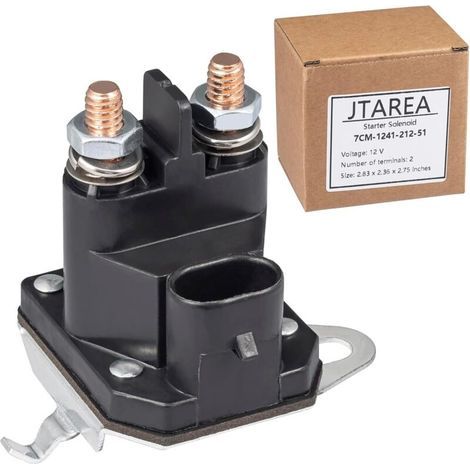 7CM-1241-212-51 Relais Démarreur Tracteur Tondeuse Solénoïde 12V 2 Bornes Relais Demarreur pour 7CM124121251 M008904-000 Gravely 05167200 Tondeuse Autoportée (1/5)
