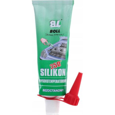 Silicone haute température 80 ml, 7 flacons rouges + 4 flacons noirs (1/4)
