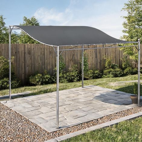 Tonnelle de jardin en polyester 298 x 293 x 1 cm (1/5)