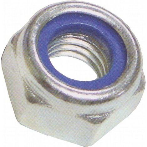 FPLUS tuerca autoblocante din985 m-06 (100uds.) , Tuerca DIN 985 8 zincada
(métrico normal y fino)