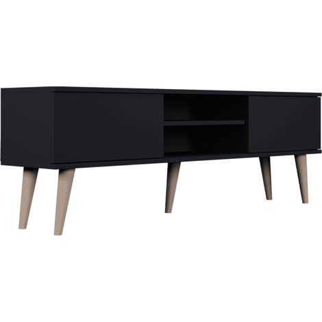 Mueble TV 160 cm Toronto - Negro (1/5)