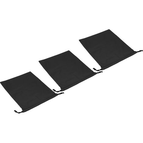 Nylon-Kordelzugbeutel, wasserdicht, staubdicht, Aufbewahrungsbeutel für Schuhe und Kleidung, schwarz (1/5)