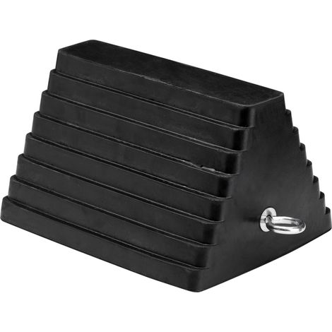 Draper Heavy-Duty Rubber Wheel Chock – Single, 10 Tonne Capacity for Vehicle Safety and Stability