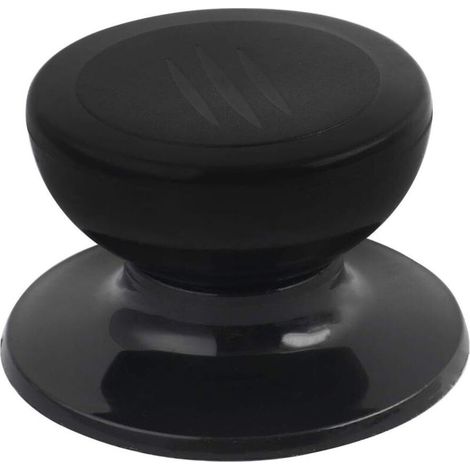 Bouton de couvercle universel 28-46 cm - Poignée remplacement plastique et acier inoxydable pour casseroles, poêles, woks (1/4)