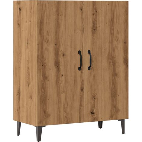 Credenza cassettiera mobile contenitore organizer cucina soggiorno salotto artigianato 70 x 34 x 90 cm legno ingegnerizzato marrone 020030818