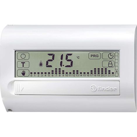 Chronothermostat Finder touch mural couleur Blanc 1C7190030007 (1/4)