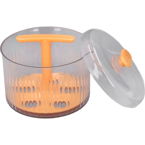 Manuel pour la fabrication de boulettes de viande : presse pour 5 boulettes, outil de cuisine pour l'extrusion, couleur orange. (1/5)