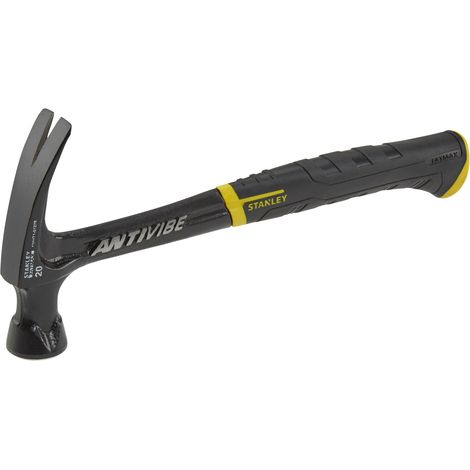 Stanley – Marteau arrache-clous antivibe – Forgé pour précision – Réduction des vibrations – Pour bois dur – FMHT151278