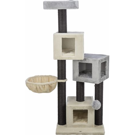 Kratzbaum Enzo, 156 cm, creme/grau/schwarz