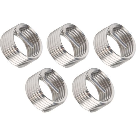 5 Stück Gewindeeinsatz-Gewindebuchsen-Innensechskantschraubenloch-Reparatur-Schutzwerkzeug M22x2,5x1D (1/5)
