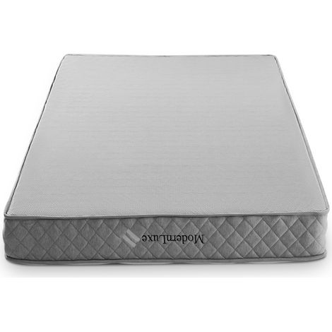 Matelas orthopédique en mousse froide 120x200 cm, matelas à noyau de ressorts ensachés 7 zones, degré de fermeté H3 (mi-ferme) – certifié OEKO-TEX®, hauteur 20 cm, 4 poignées + emballé sous vide (1/5)
