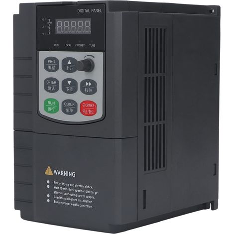 Variateur de fréquence universel pour moteur triphasé, régulateur de vitesse pour pompe et ventilateur, convertisseur AC 380V 1,5KW 2CV 3KVA 3,8A (1/5)