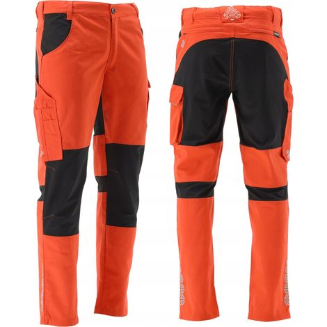 Arbeitshose SERWAL 4-Way STRETCH orange/schwarz Gr. XXL