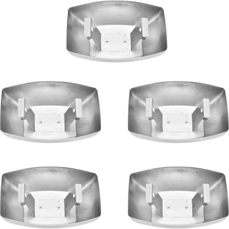 Ortviai Boîte à huile pour hotte aspirante en acier inoxydable réglable – Lot de 5 pièces, dimensions 11,5 x 7,2 cm (1/5)