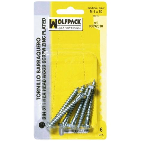 Tournevis Vis Din571 8x50 mm. (6 morceaux)
