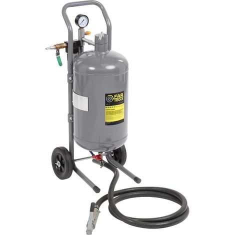 Serbatoio mobile per sabbiatura CS 17 - 17L - 2-2,5-3-3,5 ugelli - FAR TOOLS - 115100