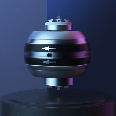 Balle de poignet/gyroscope/renforceur de poignet portable à démarrage automatique, noir avec lumière (1/5)