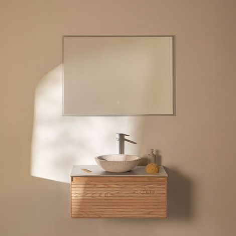 Conjunto de mueble de baño en madera de fresno Tedrik SKLUM             