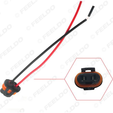 Câble adaptateur pour douille de phare 12 V 35 W/55 W 9005/9006, câble de prise pour éclairage de travail automobile, faisceau de câblage pour douille de phare