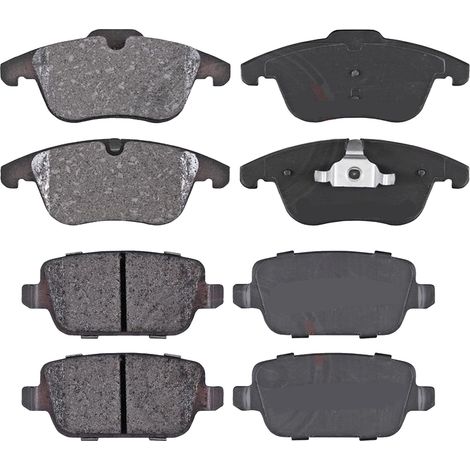 KIT PASTIGLIE FRENO ANTERIORI E POSTERIORI compatibile con HONDA ACCORD VII (CL,CM,CN) / PASTIGLIE FRENANTI AUTO OEM FDB1658 FDB1704,FDB1506 / SOSTITUZIONE DIRETTA / BASSA POLVERE / SILENZIOSO (1/4)