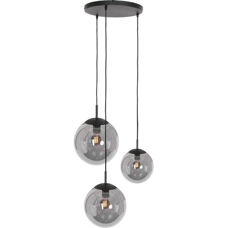 Steinhauer - lámpara colgante - Bollique LED - negro - vidrio (1/4)