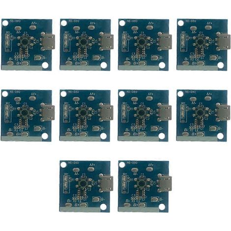 Packung mit 10 tragbaren Multifunktions-Motherboards für USB-Mini-Lüfter (PCBA), B (1/5)