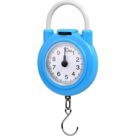 balance Bagages,peson Dynamomtrique Max 10kg Petit Et Portable Avec Une Prise En Main Confortable Pour Les Voyages Et Travail (1/5)