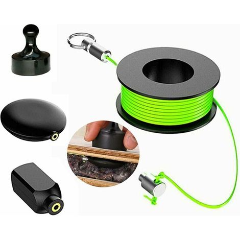 Magnetischer Drahtzieher 4er-Set Magnetischer Drahtzieher-Satz enthält Magnetdrähte, Nylonseile, Magnetdraht-Führungskabel, Angelwerkzeugdraht (1/5)