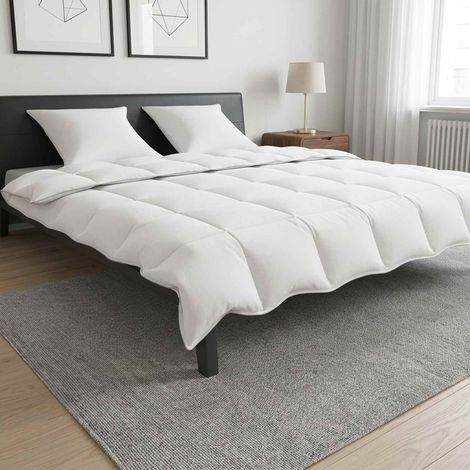 vidaXL Juego de Duvet de Invierno 3 uds. Blanco Fibra de bambú (1/5)