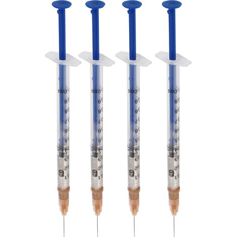 4 tubes de colle conductrice argentée, pâte thermodurcie pour fils conducteurs, 0,3 ml, pour applications de réparation (1/5)
