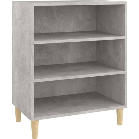 Étagère basse Gris béton 57x35x70 (1/5)