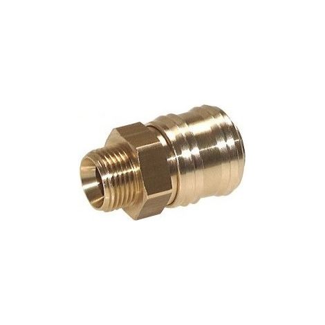 Raccord rapide avec filetage extérieur G1/2" (1/2)