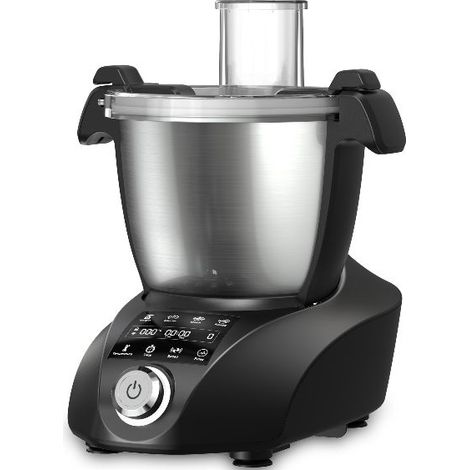Prã©paration Culinaire Multifonction - 3,5 L - 500 W + Cuisson 1000 W - Balance Intã©grã©e - 10 Vitesses - Noir/inox - Naturamix