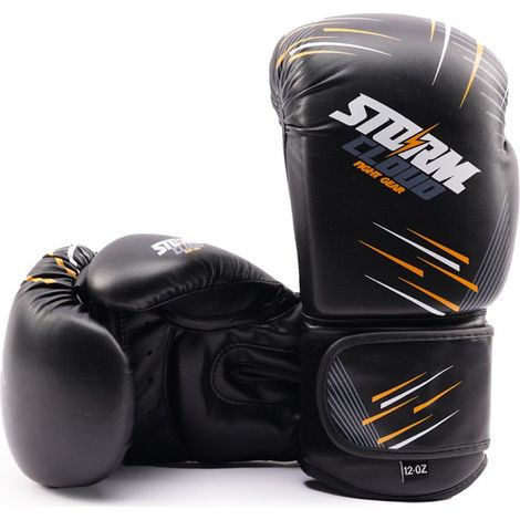 Gants de boxe StormCloud StarFall Noir/Jaune 8 oz (1/5)