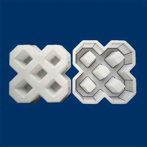 [1 Moule à pavés réutilisable] Moule à pavés carré - Moule en plastique pour béton  Réutilisable  Convient pour les jardins (1/5)