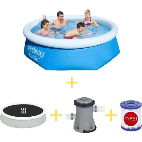Bestway Bestway Fast Set Ronde - 244x61 cm - 4-pièces S22269 (1/4)
