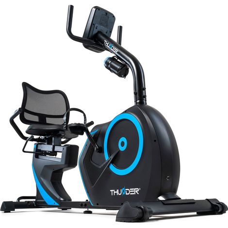 THUNDER OPAL Spinning Bike Heimtrainer Ergometer Magnetisch 32 Widerstandsstufen Bluetooth USB bis 150 kg (1/5)