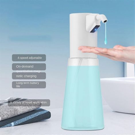 Pompe à savon liquide électrique sans contact (blanche) (1/5)