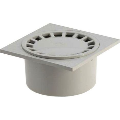GIRPI Siphon de sol PVC 250 x 250 - gris (1/3)