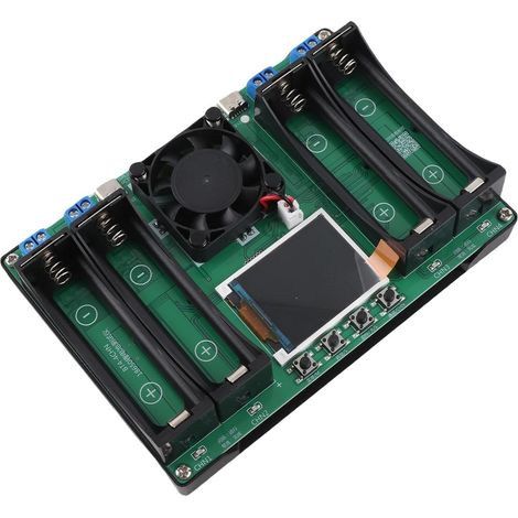 4-Channel Battery Capacity Tester, High-Precision Digital Detector for Lithium Batteries, Internal Resistance and Power Measurement, Test Module for Use (1/5)