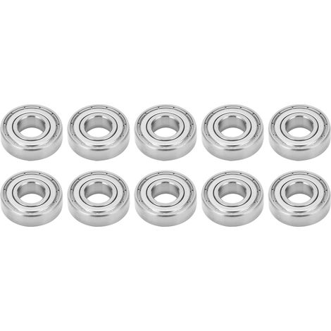 10 roulements à billes S6001ZZ 28x12x8 mm en acier inoxydable pour concasseurs, tamis vibrants et machines d'impression (1/5)